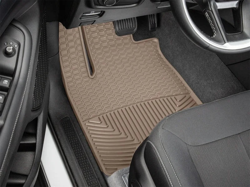 WeatherTech 22-23 Jeep Grand Cherokee WL (Incl. 2022 4xe) Front Rubber Mats - Tan - Side View