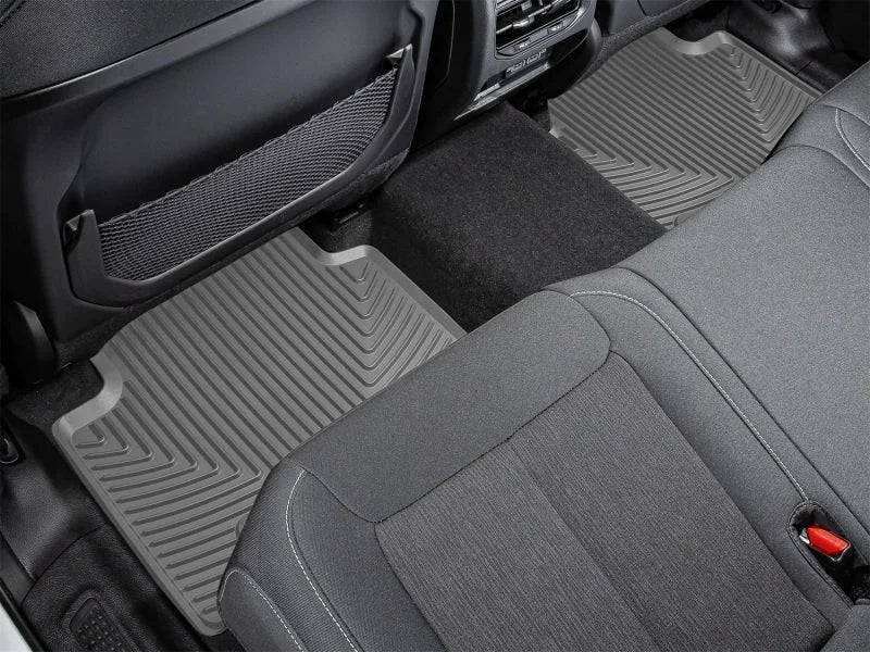 WeatherTech 22-23 Jeep Grand Cherokee WL (Incl. 2022 4xe) Rear Rubber Mats - Grey - Side View