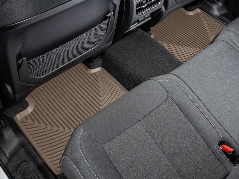 WeatherTech 22-23 Jeep Grand Cherokee WL (Incl. 2022 4xe) Rear Rubber Mats - Tan - Side View
