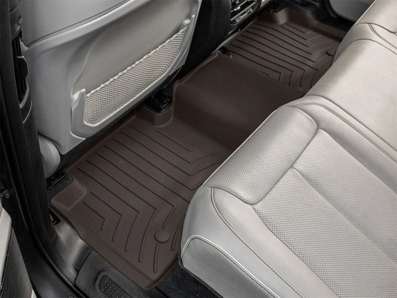 WeatherTech 22-23 Jeep Grand Cherokee WL Rear FloorLiner HP - Cocoa - Back View
