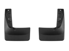 Load image into Gallery viewer, WeatherTech 22-23 Toyota Tundra CrewMax/Double Cab Rear No Drill MudFlaps - Black - Main Product View