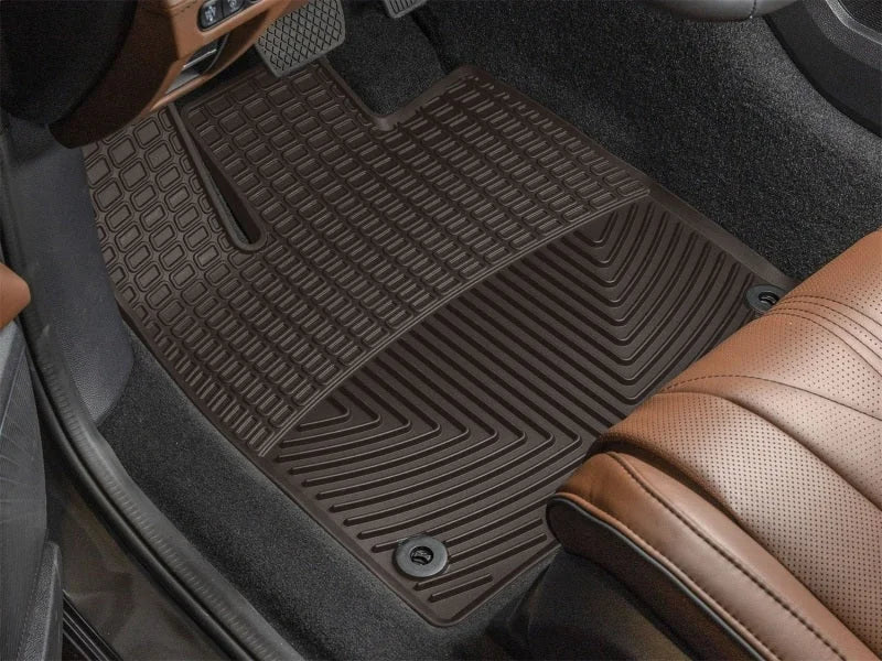 WeatherTech 22-26 Acura MDX 1st Row Front All-Weather Floor Mats - Cocoa - Side View