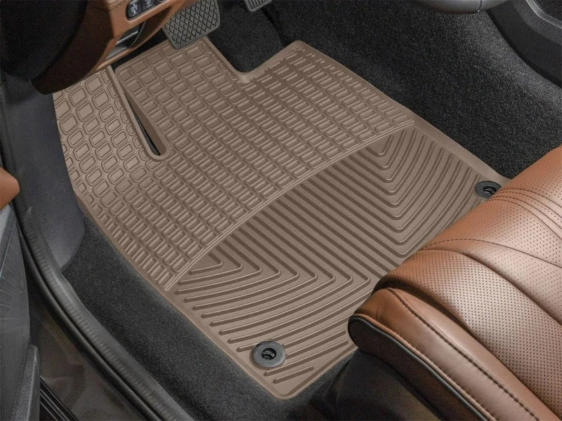 WeatherTech 22-26 Acura MDX 1st Row Front All-Weather Floor Mats - Tan - Side View