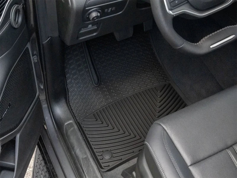 WeatherTech 22-26 Jeep Grand Wagoneer 1st Row Front All-Weather Floor Mats - Black - Side View