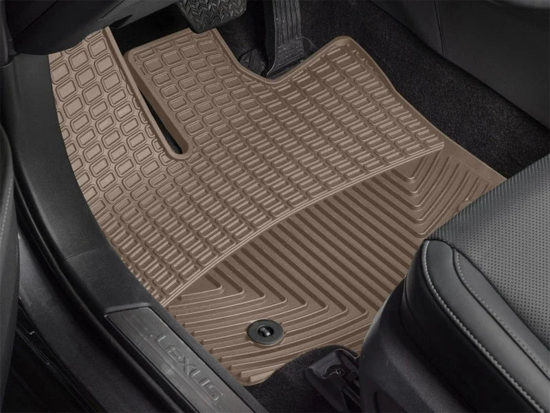 WeatherTech 22-26 Lexus NX 1st Row Front All-Weather Floor Mats - Tan - Side View