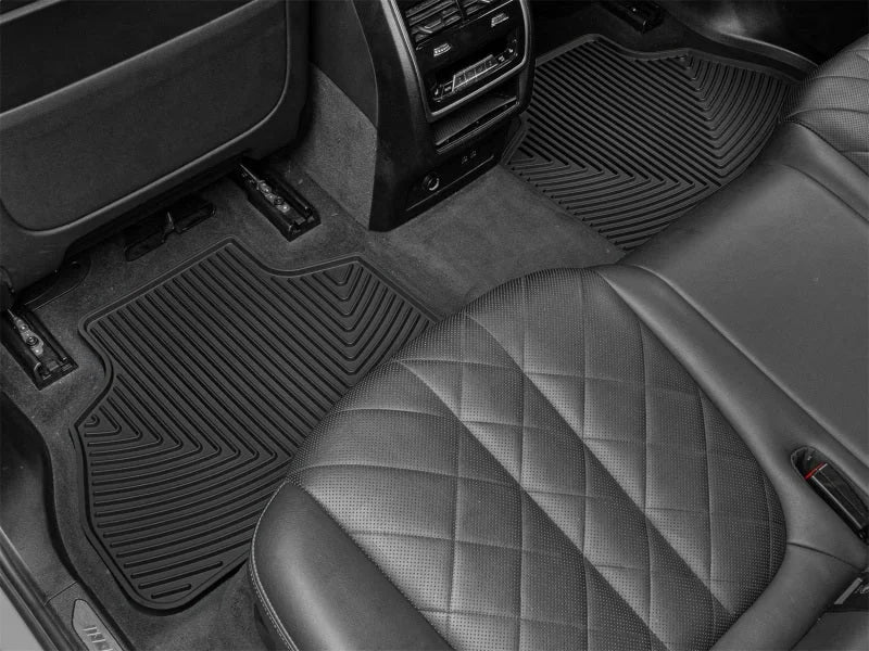 WeatherTech 23-24 BMW X7 M60i / 21-24 BMW Alpina XB7 Rear All-Weather Floor Mats - Black - Side View