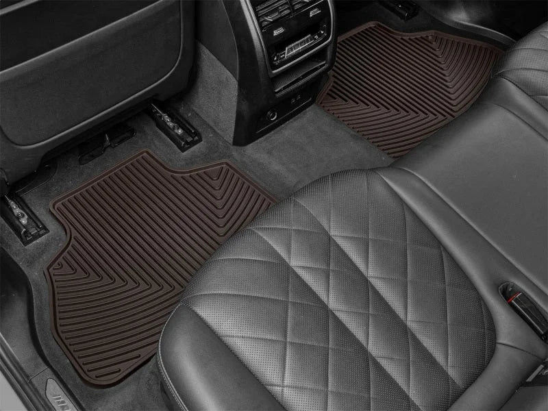 WeatherTech 23-24 BMW X7 M60i / 21-24 BMW Alpina XB7 Rear All-Weather Floor Mats - Cocoa - Side View