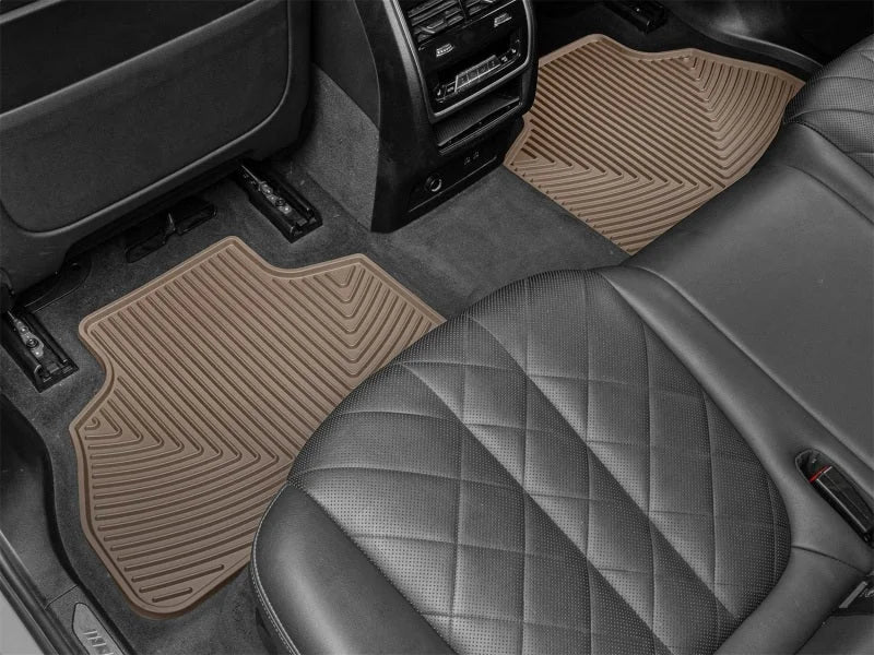 WeatherTech 23-24 BMW X7 M60i / 21-24 BMW Alpina XB7 Rear All-Weather Floor Mats - Tan - Side View