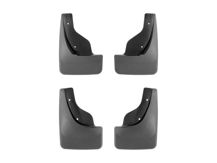 WeatherTech 23-24 Kia Sportage (Incl. Hybrid/Plug-In Hybrid) No Drill Front & Rear MudFlaps - Black - Main Product View