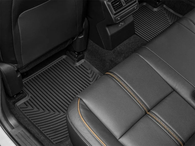 WeatherTech 23-24 Mazda CX-50 Rear All-Weather Floor Mats - Black - Side View