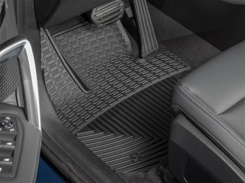 WeatherTech 23-26 BMW X1 28i 1st Row Front All-Weather Floor Mats - Black - Side View
