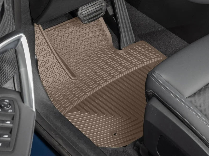 WeatherTech 23-26 BMW X1 28i 1st Row Front All-Weather Floor Mats - Tan - Side View