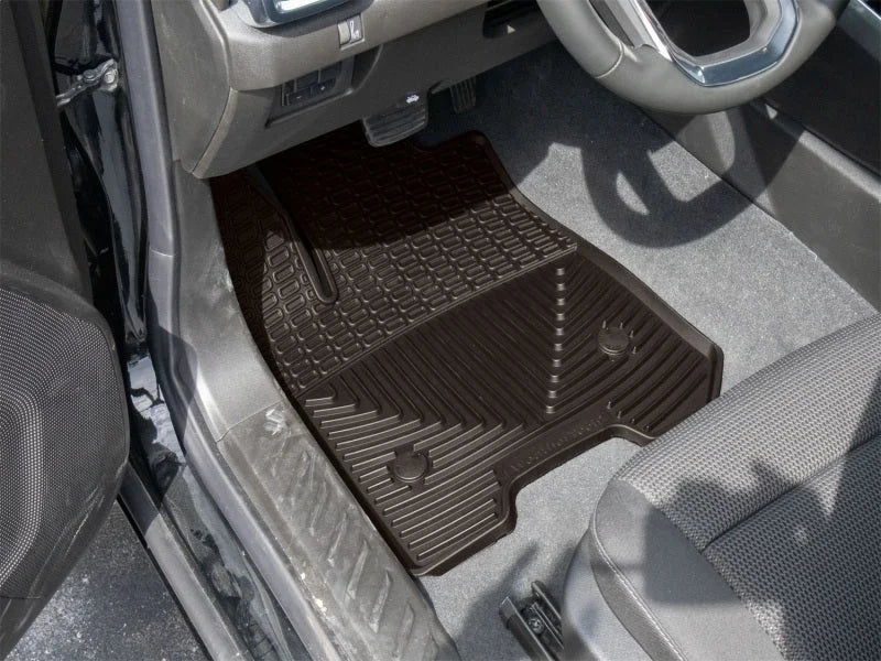 WeatherTech 23-26 Chevrolet Colorado 1st Row Front All-Weather Floor Mats - Cocoa - Side View