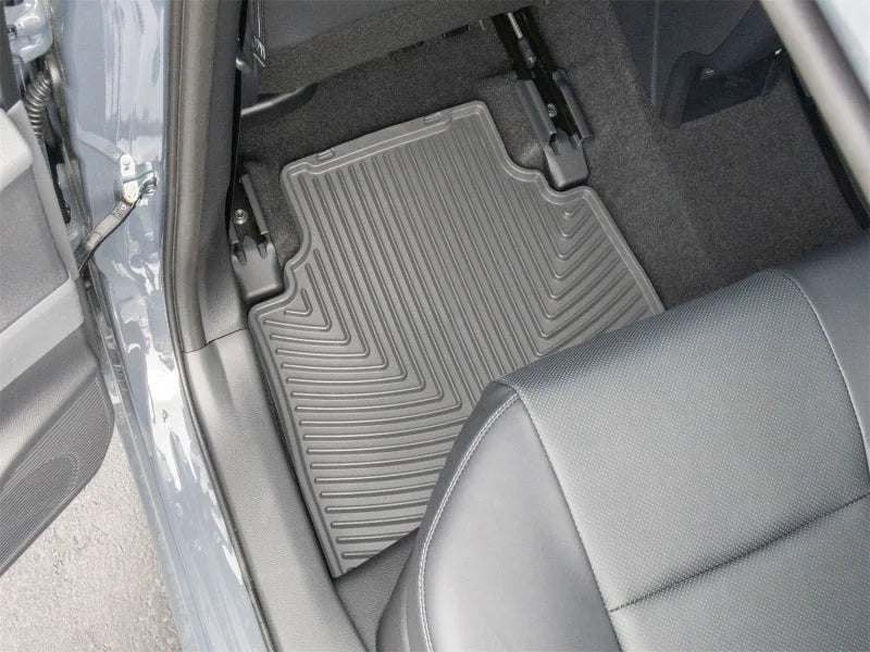 WeatherTech 23-26 Toyota Prius 2nd Row Rear All-Weather Floor Mats - Grey - Side View