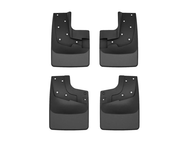 WeatherTech 24-25 Ford Ranger Raptor Front & Rear No Drill MudFlaps - Black - Main Product View