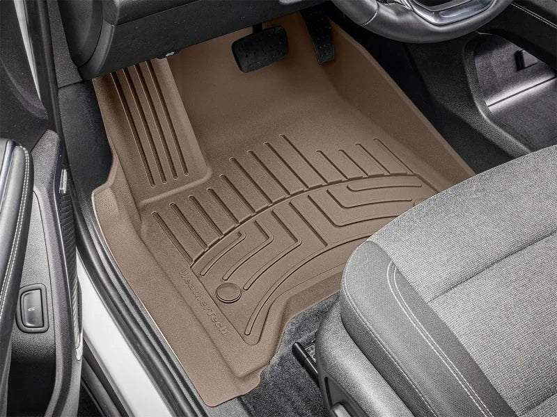 WeatherTech 24-25 GMC Acadia (Incl. Denali) w/Bench & Bucket Seats Front FloorLiner HP - Tan - Additional View 10