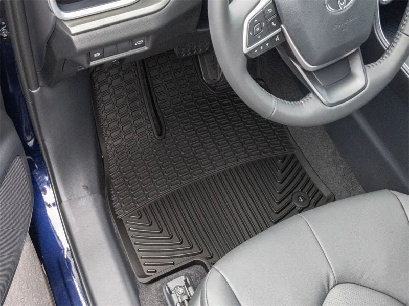 WeatherTech 24-25 Lexus TX 1st Row Front All-Weather Floor Mats - Black - Back View
