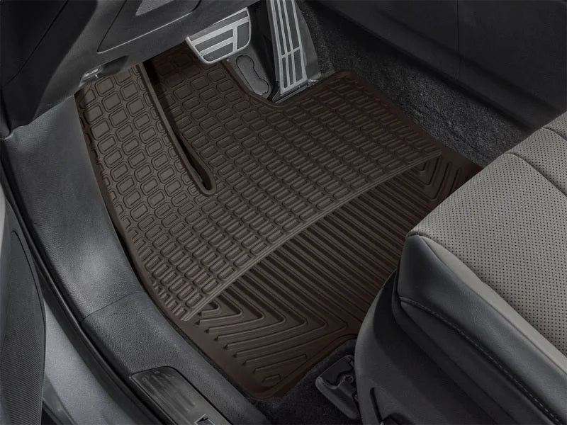 WeatherTech 24-25 Lexus TX 1st Row Front All-Weather Floor Mats - Cocoa - Side View