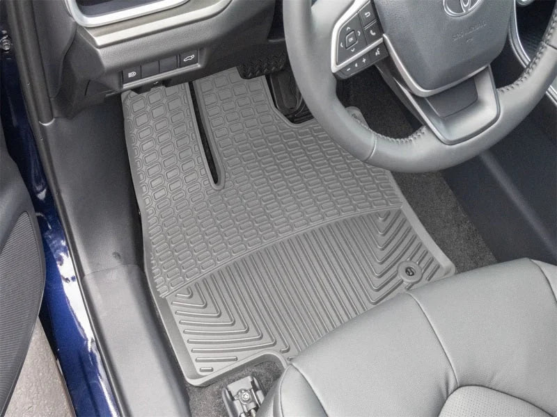 WeatherTech 24-25 Lexus TX 1st Row Front All-Weather Floor Mats - Grey - Side View