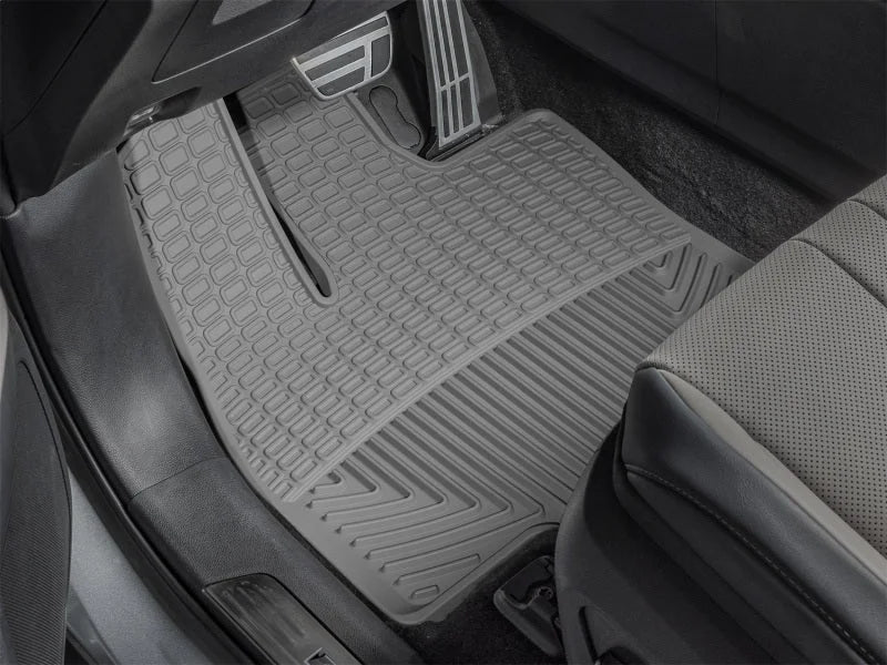 WeatherTech 24-25 Lexus TX 1st Row Front All-Weather Floor Mats - Grey - Back View