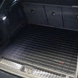 Load image into Gallery viewer, WeatherTech 24-25 Porsche Macan Electric Cargo Liner W/ Bumper Protector - Black - Side View