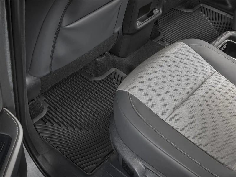 WeatherTech 24-26 Lexus TX 2nd Row Rear All-Weather Floor Mats - Black - Side View