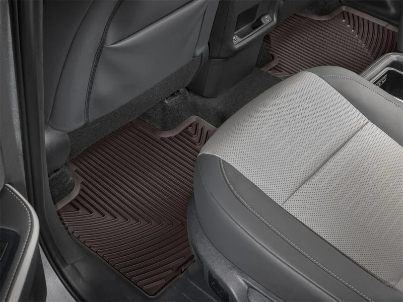 WeatherTech 24-26 Lexus TX 2nd Row Rear All-Weather Floor Mats - Black - Side View