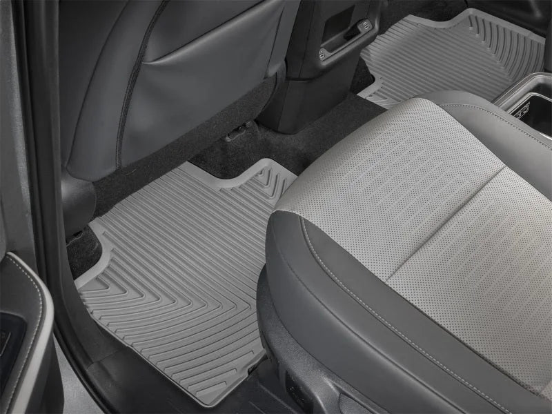 WeatherTech 24-26 Lexus TX 2nd Row Rear All-Weather Floor Mats - Black - Side View
