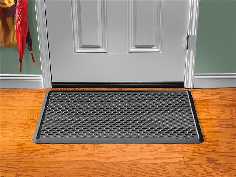 WeatherTech 24in x 39in Outdoor Mat - Black - Back View