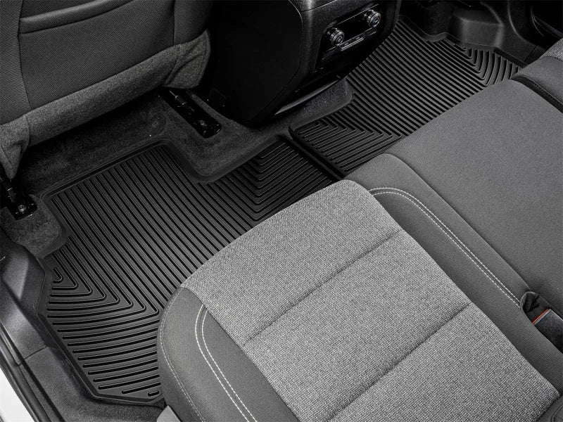 WeatherTech 25-26 Buick Enclave 2nd Row Rear All-Weather Floor Mats - Black - Side View