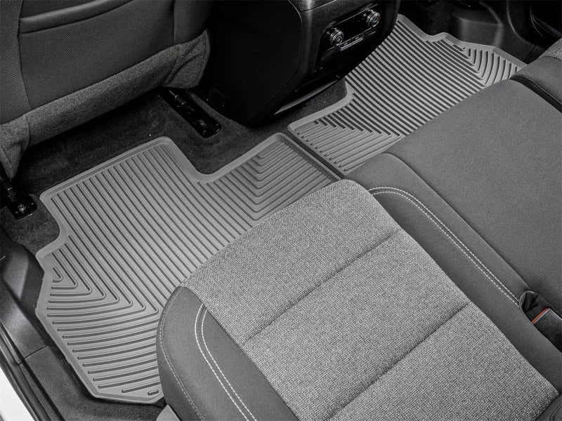 WeatherTech 25-26 Buick Enclave 2nd Row Rear All-Weather Floor Mats - Grey - Side View