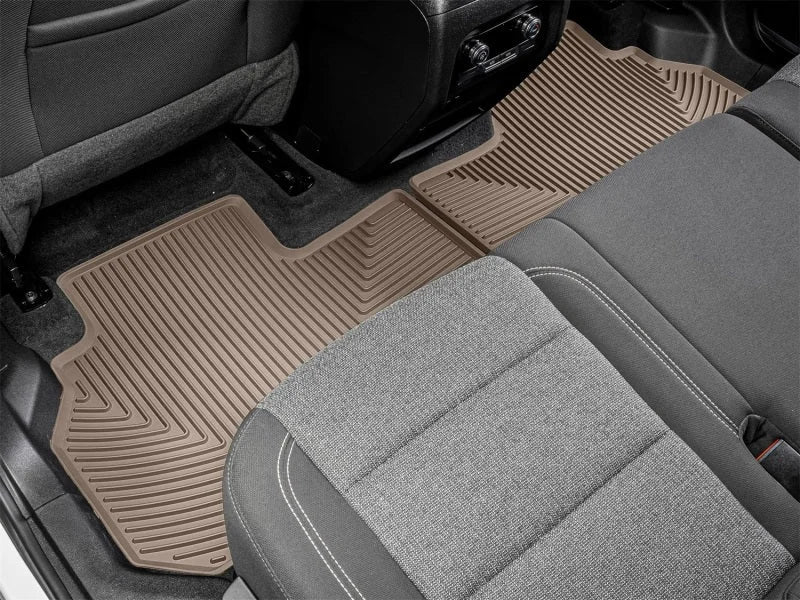 WeatherTech 25-26 Buick Enclave 2nd Row Rear All-Weather Floor Mats - Tan - Side View