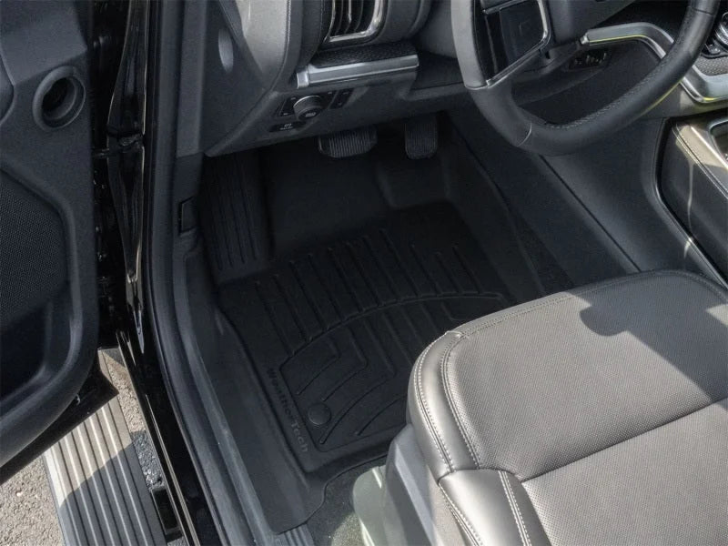 WeatherTech 25-26 Ford Expedition Front FloorLiner HP - Black - Back View