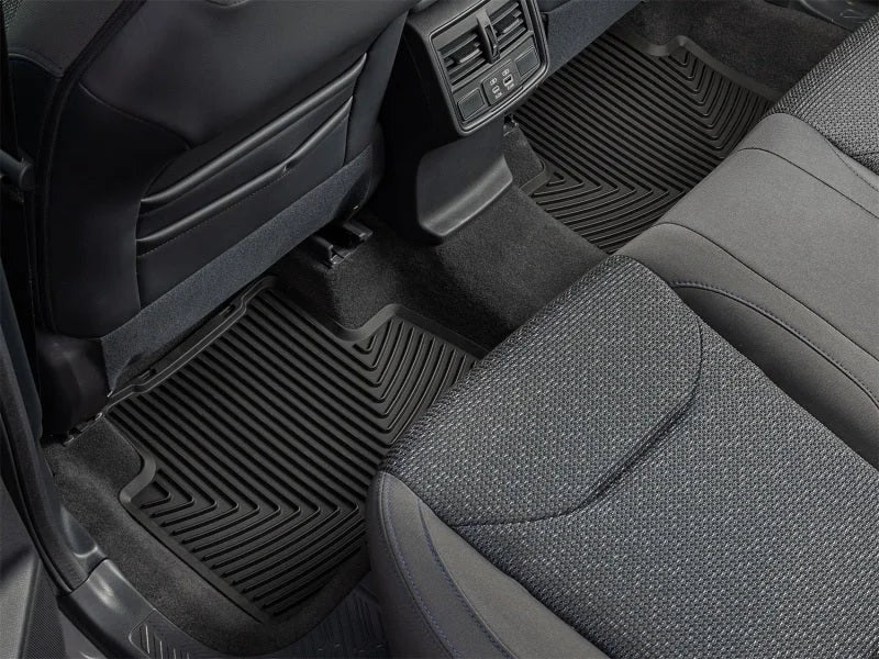 WeatherTech 25-26 Subaru Forester 2nd Row Rear All-Weather Floor Mats - Black - Side View