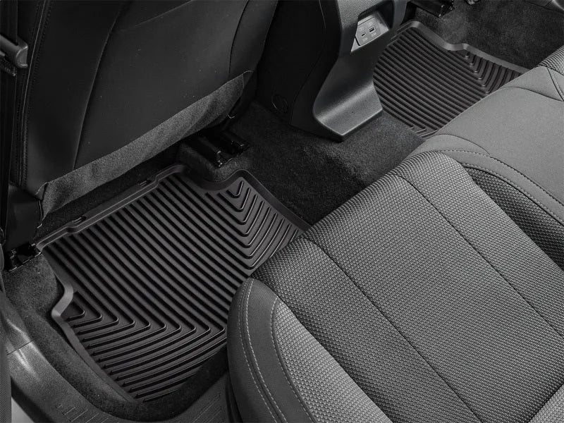 WeatherTech 26-26 Subaru Crosstrek Hybrid 2nd Row Rear All-Weather Floor Mats - Black - Side View