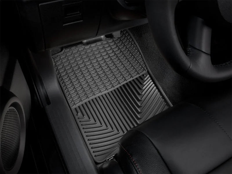 WeatherTech 82-93 Chevrolet S10 Pickup Front Rubber Mats - Black - Installation View
