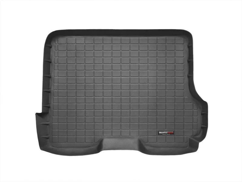 WeatherTech 84-96 Jeep Cherokee (2 door) Cargo Liners - Black - Back View