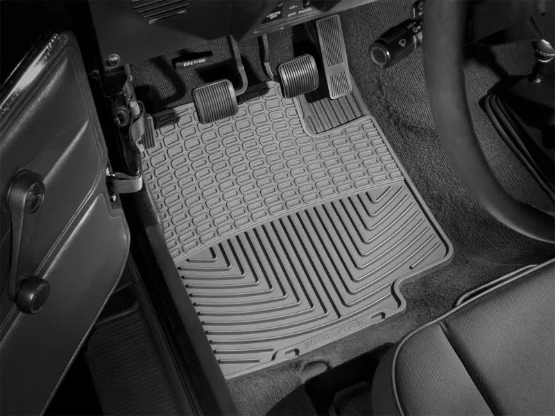 WeatherTech 87-95 Jeep Wrangler Front Rubber Mats - Grey - Additional View 5