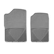 Load image into Gallery viewer, WeatherTech 88-99 GMC Sierra Extended Cab Front Rubber Mats - Grey - Main Product View