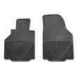 Load image into Gallery viewer, WeatherTech 89-92 Porsche 911 (964) Front Rubber Mats - Black - Side View