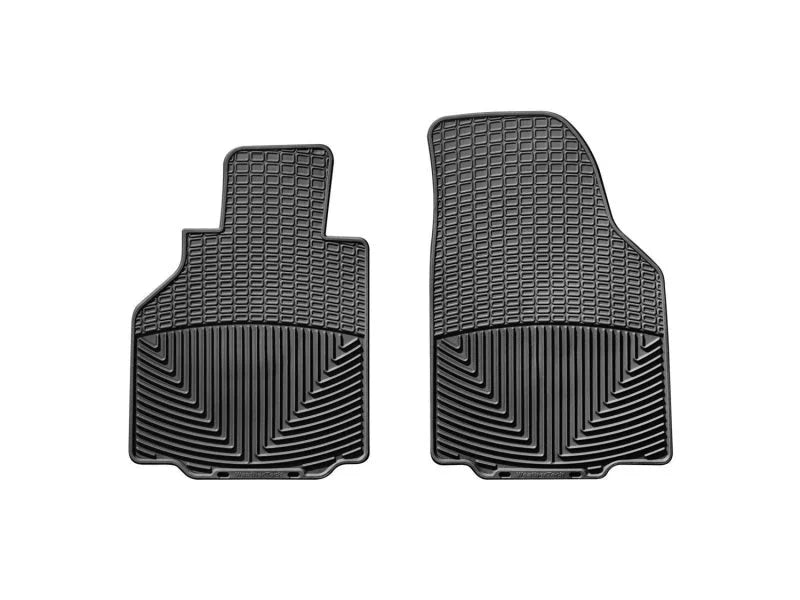 WeatherTech 89-92 Porsche 911 (964) Front Rubber Mats - Black - Side View