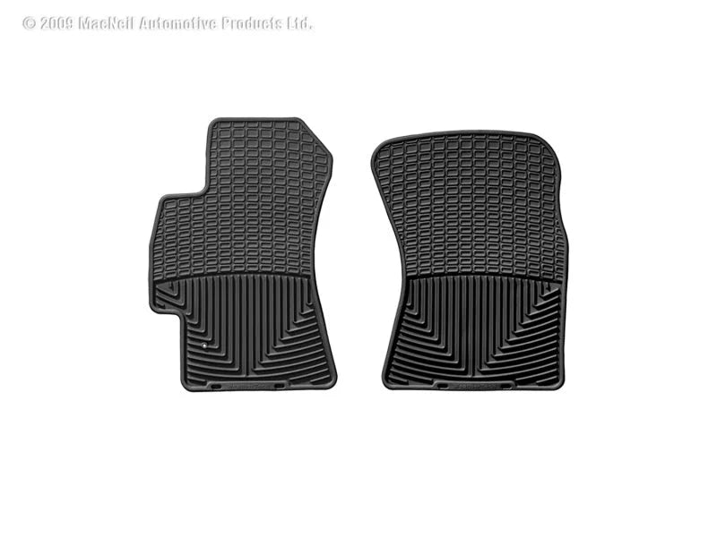 WeatherTech 93-01 Subaru Impreza Front Rubber Mats - Black - Main Product View