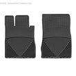 Load image into Gallery viewer, WeatherTech 93 Mercedes-Benz 300CE Front Rubber Mats - Black - Side View