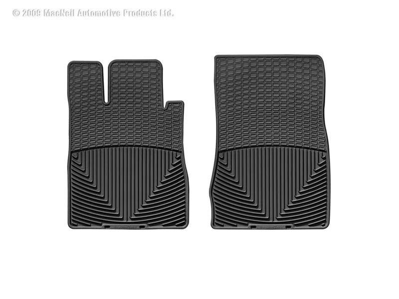 WeatherTech 93 Mercedes-Benz 300CE Front Rubber Mats - Black - Side View