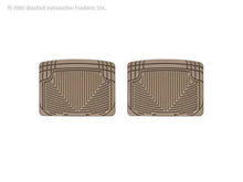 Load image into Gallery viewer, WeatherTech 93 Mercedes-Benz 300CE Rear Rubber Mats - Tan - Main Product View