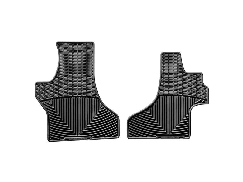 WeatherTech 95-05 Chevrolet Astro Van Front Rubber Mats - Black - Side View