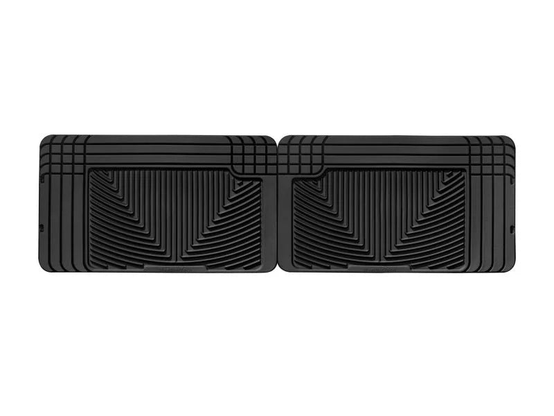 WeatherTech 96 GMC Rally Van Rear Rubber Mats - Black - Main Product View