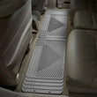 Load image into Gallery viewer, WeatherTech 96 GMC Rally Van Rear Rubber Mats - Grey - Installation View