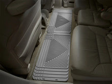Load image into Gallery viewer, WeatherTech 96 GMC Rally Van Rear Rubber Mats - Grey - Installation View