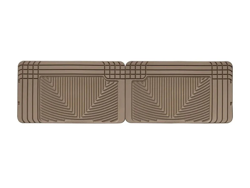 WeatherTech 96 GMC Rally Van Rear Rubber Mats - Tan - Main Product View